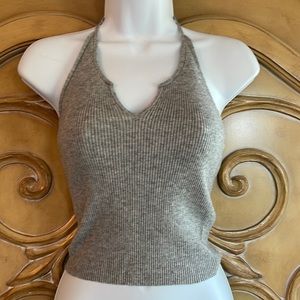 LA Hearts knit halter top